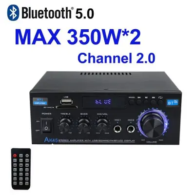 Image de Ampli HIFI Bluetooth 350W - Stéréo Puissant pour Maison & Voiture