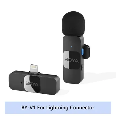 Image de Microphone Lavalier Sans Fil BOYA BY-V pour Smartphone et PC