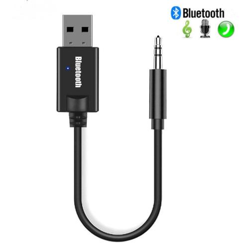 Afbeelding van Mini Bluetooth 5.0 USB-ontvanger Draadloze adapter 3,5 mm AUX-aansluiting Stereo Audio Muziekadapter voor PC Auto TV Hoofdtelefoon Luidspreker