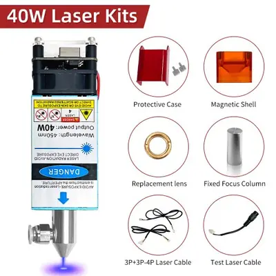Image de Module Laser 80W Bleu 450nm avec Assistance Pneumatique
