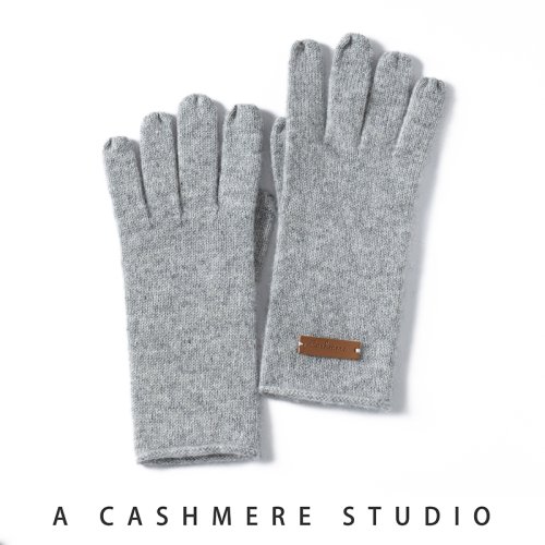 Image of Soft Cashmere Knitted Gloves for Women and Men – Solid Color Long Winter Gloves with Five Fingers, Warm and Fashionable Universal Fit