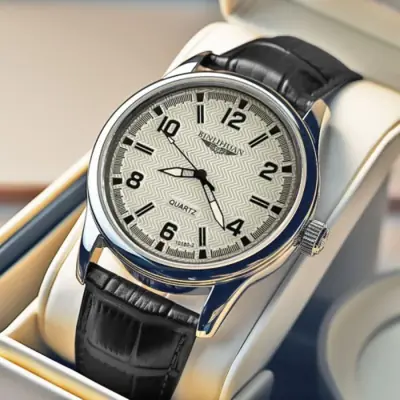 Image de Montre Homme Luxe Quartz - Élégante & Étanche