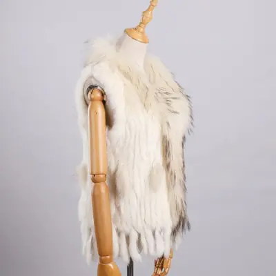 Image de Gilet en Fourrure Véritable Luxe pour Femme