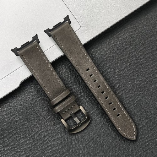 Zdjęcie Skórzany pasek do Samsung Galaxy Watch 8 Ultra2 z mechanizmem szybkiego zwalniania do Samsung Galaxy 8 Classic Leather Nowe akcesoria do bransolet