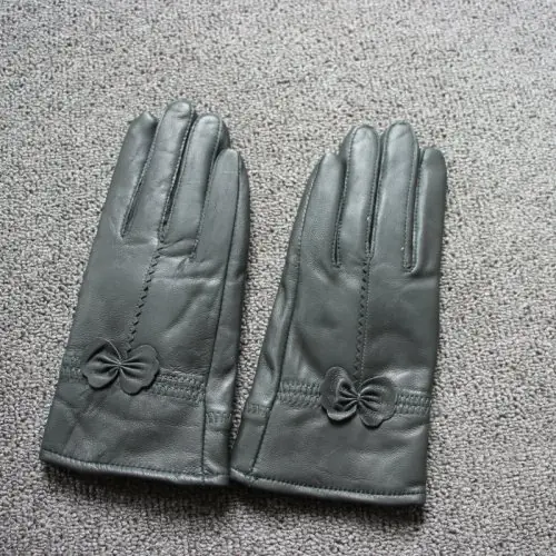 Image de Gants en Cuir Rouge Femme Hiver - Mode & Chaleur
