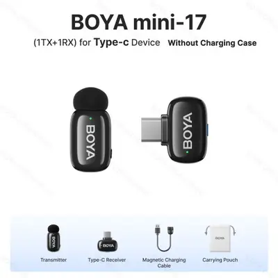 Image de Micro Lavalier Sans Fil BOYA - Mini Micro Pour Vlog & Diffusion Live