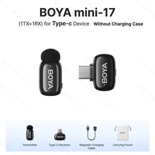 Image de Micro Lavalier Sans Fil BOYA - Mini Micro Pour Vlog & Diffusion Live
