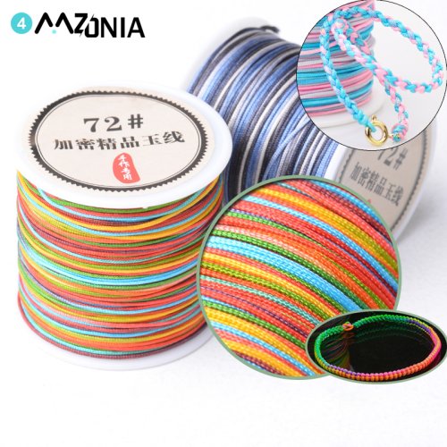 Imagen de Cordón de Macramé 0.8mm - Rollo de 50m para Pulseras y DIY
