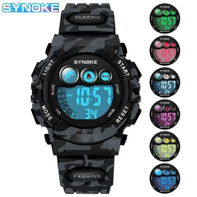Image de Montre Électronique Colorée pour Enfants - Étanche 50m