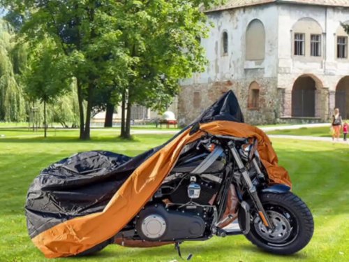 Afbeelding van Waterdichte Motorfiets Hoes met UV Bescherming – Outdoor & Indoor Gebruik, Geschikt voor Harley, Honda, BMW en Scooters, Maat M tot XXXL