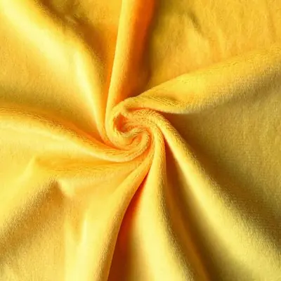 Image de Tissu Velours Peluche - Doux & Uni pour Créations Artisanales