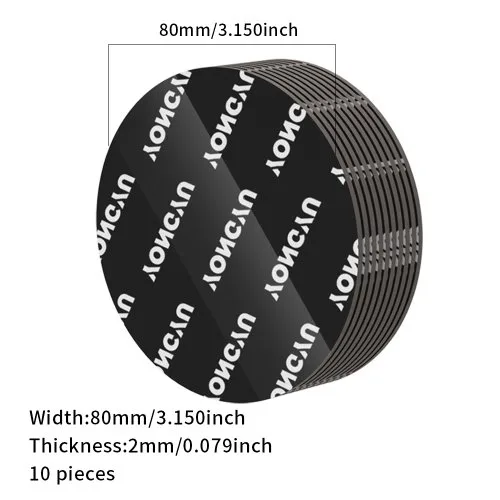 Nero 80mmX2mm