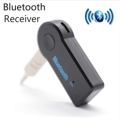 Afbeelding van Draadloze Bluetooth 5.0 Auto Ontvanger met 3,5 mm Audio Adapter – Handsfree Stereo voor Mobiele Telefoon en Auto