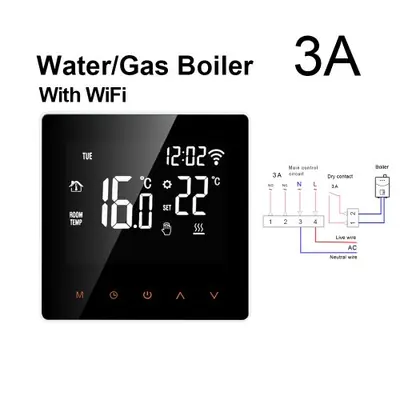 Image de Thermostat intelligent WiFi pour chauffage électrique et chaudière