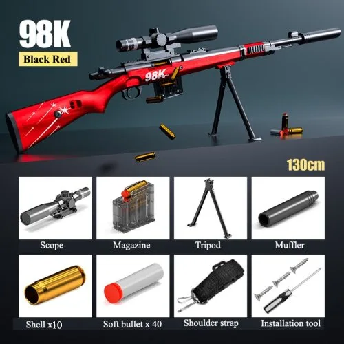 98K czarny czerwony