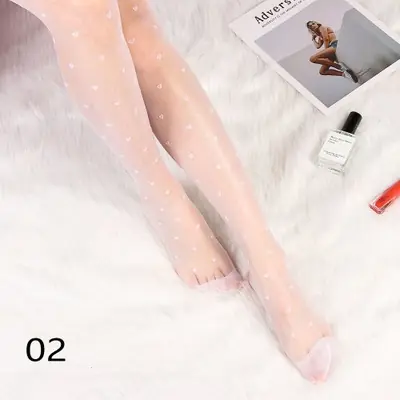 Image de Collants Faux Tatouage Vintage en Soie - Élégance & Séduction