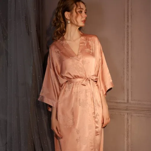 Rosa largo vestido B