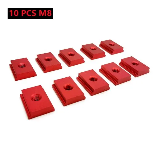 10 stuks M8 Rood
