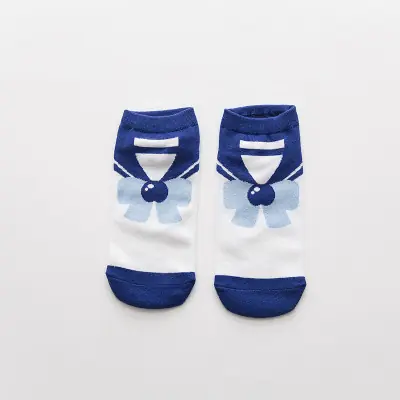 Image de Chaussettes douces Sailor Moon pour filles, motif mignon, coton respirant