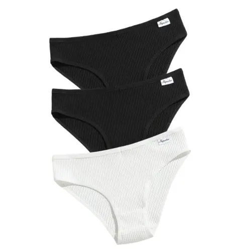 Image de Ensemble Culottes Femme en Coton Doux - 3 Pièces