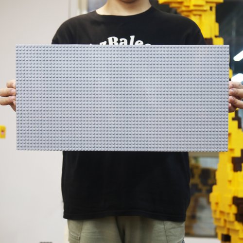 Imagen de Placa Base de Bloques Clásicos de Una Capa 32x64 Agujeros - Compatible con Marcas Populares, Ideal para Construcciones DIY y Juguetes Educativos