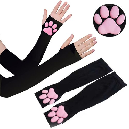 Image de Manchons Chat Mignons - Protection Solaire Lolita