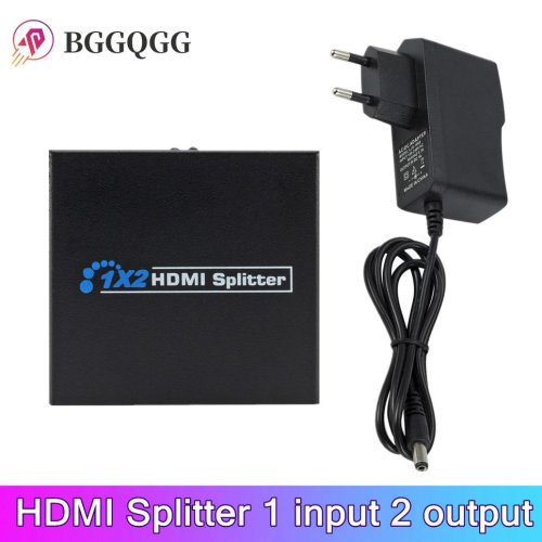 Afbeelding van HDMI Splitter 1x2 Full HD 1080p - Eenvoudig Delen van Uw Video