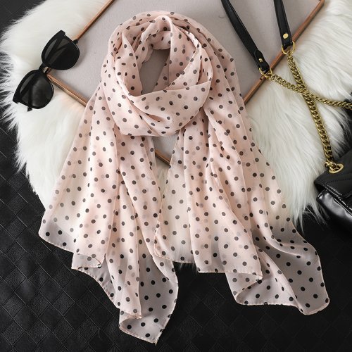 Afbeelding van Stijlvolle Gedrukte Chiffon Hijab Sjaal voor Vrouwen