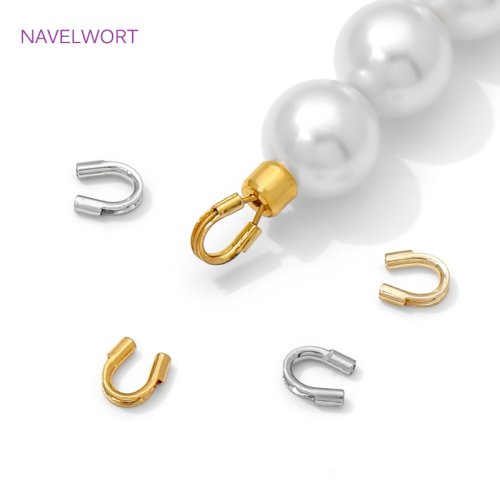 Image de Boucles U Dorées 18K - Connecteurs Bijoux