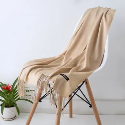 Image de Écharpe Cachemire Femme Hiver - Châle Doux & Chaud