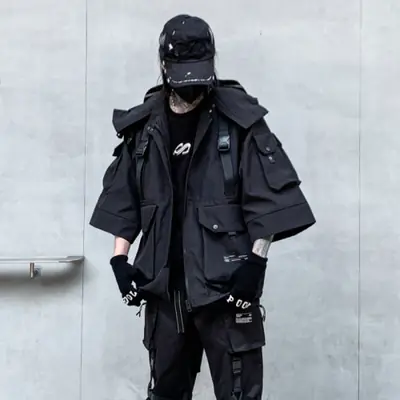 Image de Veste Cargo Techwear Homme - Style Harajuku & Streetwear