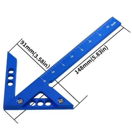 Blauw inch