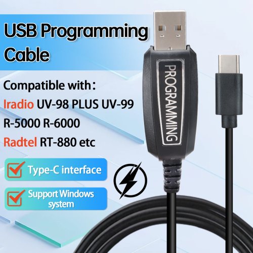 Image de Câble USB-C de Programmation pour Talkie-Walkie