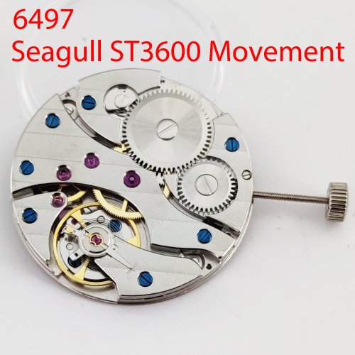 Immagine di Movimento Meccanico ST3600 Alta Precisione con 17 Gioielli - Sostituzione per Orologio da Polso Uomo, Compatibile con ETA 6497