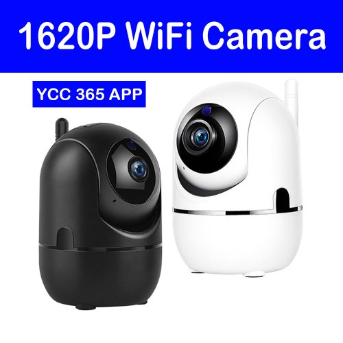 Bild von YCC365 Plus Smart Home IP-Kamera mit 1620p HD-Auflösung, WLAN, Auto-Tracking, Nachtsicht und drahtloser Indoor-Überwachung für optimale Sicherheit
