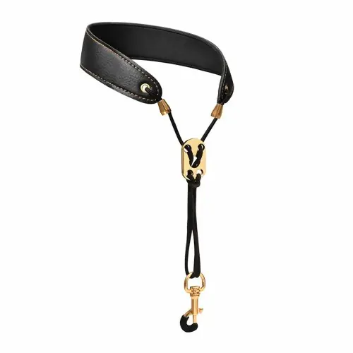 Image de Sangle de Saxophone en Cuir - Confort & Protection