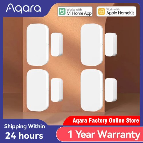 Immagine di Sensore di Apertura Porta e Finestra Aqara Zigbee MCCGQ11LM – Compatibile con Xiaomi Mijia, Apple HomeKit e App Smart Home Wireless
