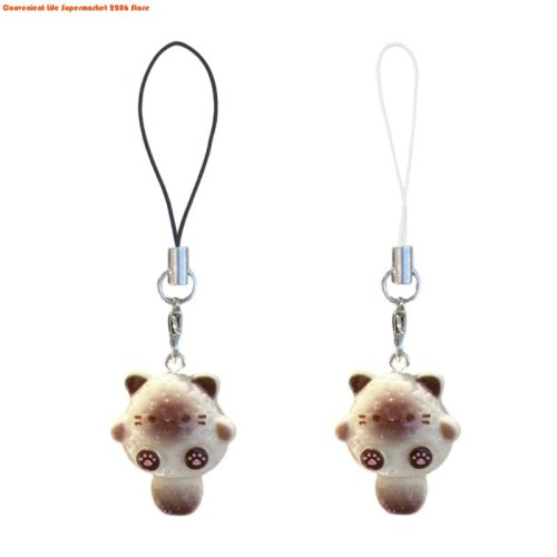 Image of Adorable Cartoon Phone Charm with Elegant Mobile Strap – Unique and Stylish Phone Accessory for Everyday Use