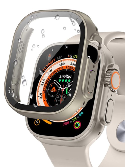 Afbeelding van PC Schokbestendige Bumper Case met Gehard Glazen Screen Protector voor Apple Watch Ultra 3, 49mm – Compleet Accessoire Set voor Optimaal Bescherming