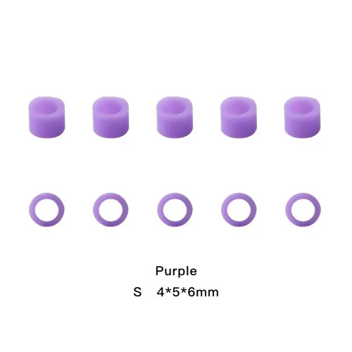 100 piezas pequeño morado