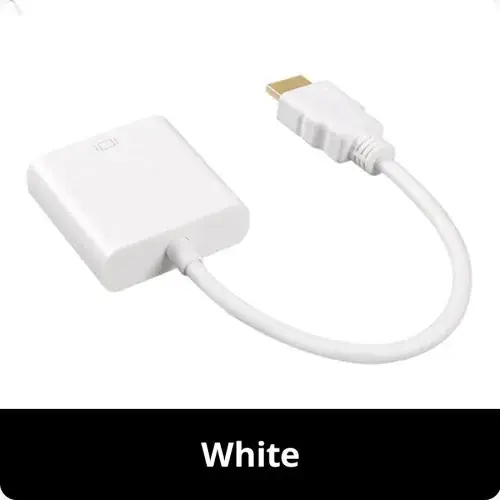 HDMI vers VGA Blanc