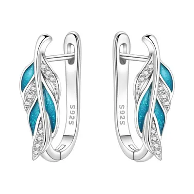 Image de Boucles d'oreilles Orchidée en Argent Sterling 925