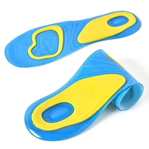 Image de Semelles Orthopédiques en Gel Silicone - Soulagement des Douleurs