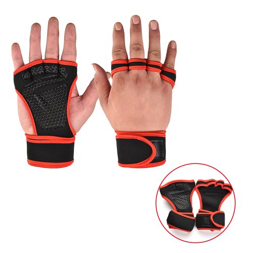 Afbeelding van Comfortabele Trainingshandschoenen voor Heren en Dames – Ideaal voor Fitness, Bodybuilding, Gewichtheffen en Gym met Palmbeschermer en Polssteun