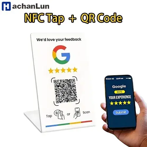 Image de Carte NFC Programmable avec QR Code - Solution d'Examen Connectée