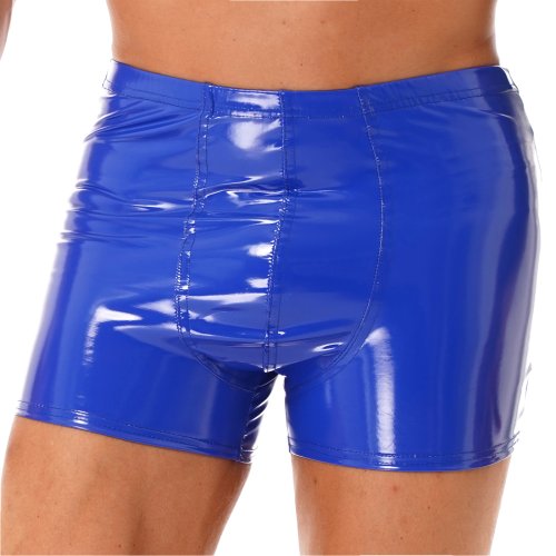 Afbeelding van Stijlvolle Heren Lakleer Shorts – Perfect voor Club en Dansvoorstellingen