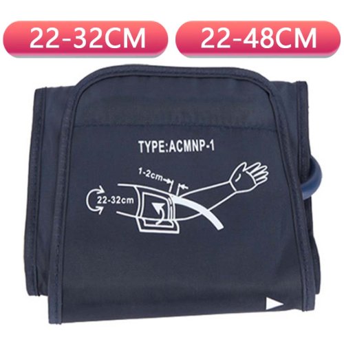 Afbeelding van Natuurlijke en comfortabele bloeddrukmanchet van 22-32 cm en 22-48 cm voor digitale bloeddrukmeters – Medisch geteste en nauwkeurige meetoplossing