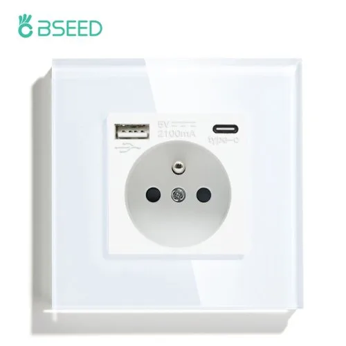 Type-C Socket White