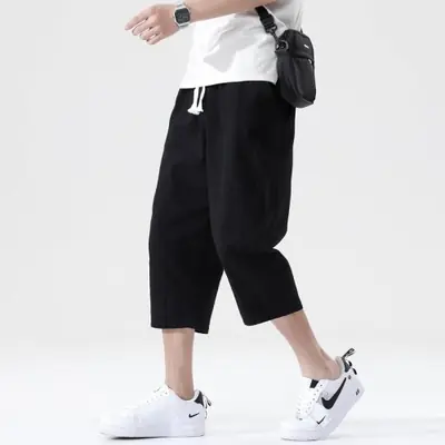 Image de Shorts Hommes Coton Lin Été Décontracté