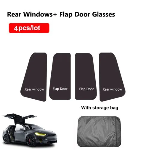 4pcs lado ventana